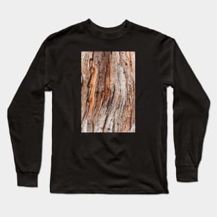 Tree Trunk Bark Surface Long Sleeve T-Shirt